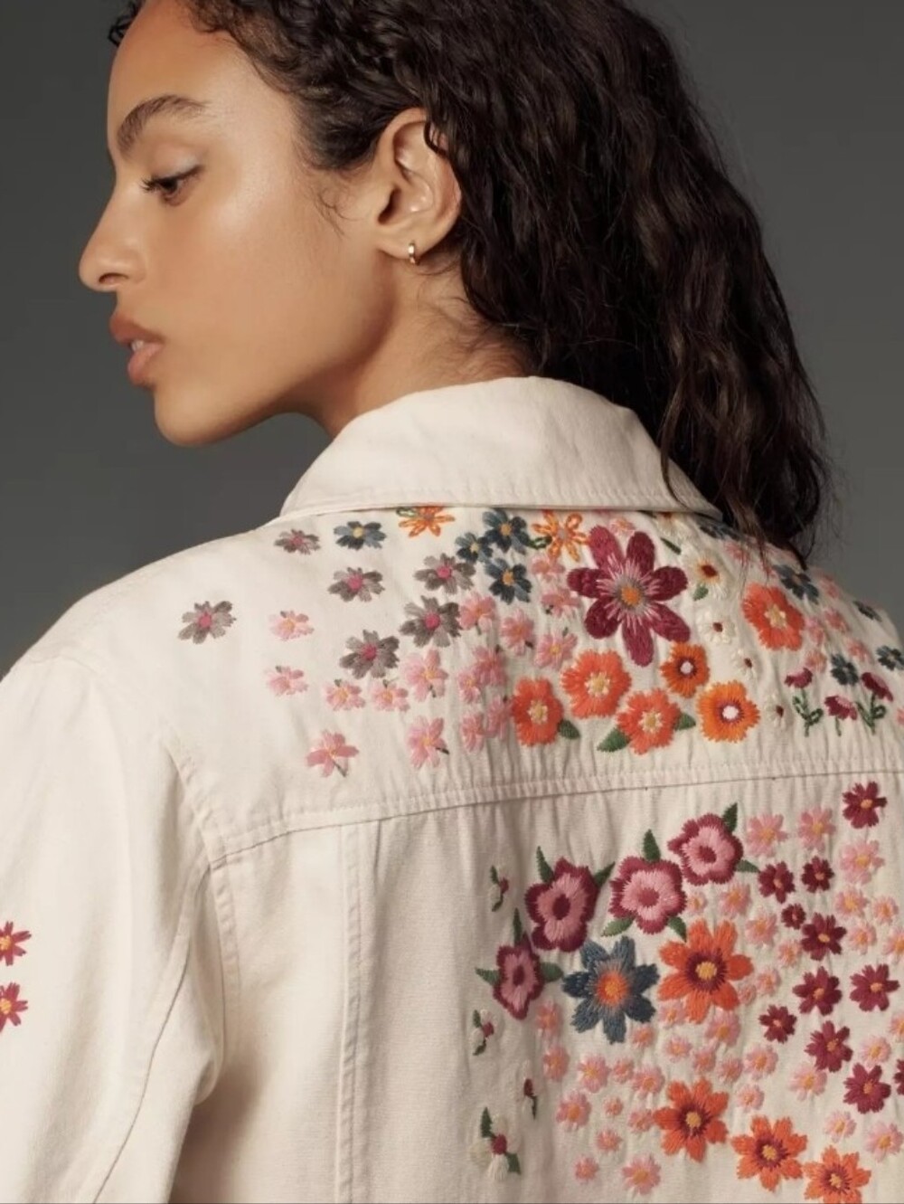 DOLAN Floral Embroidered Jacket